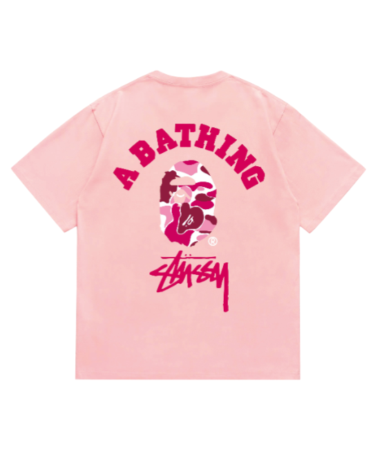 T-Shirt Bape® x Stüssy®