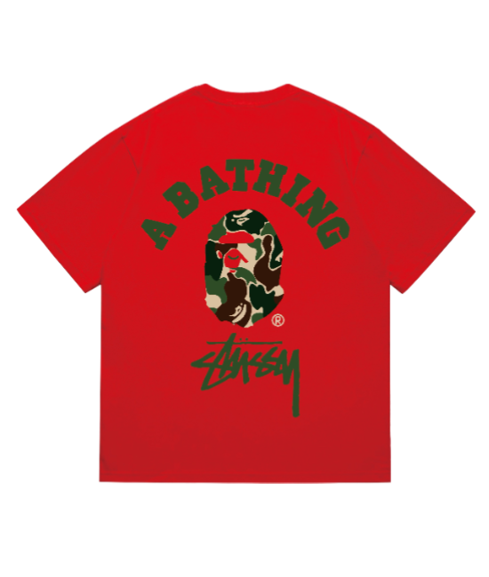 T-Shirt Bape® x Stüssy®