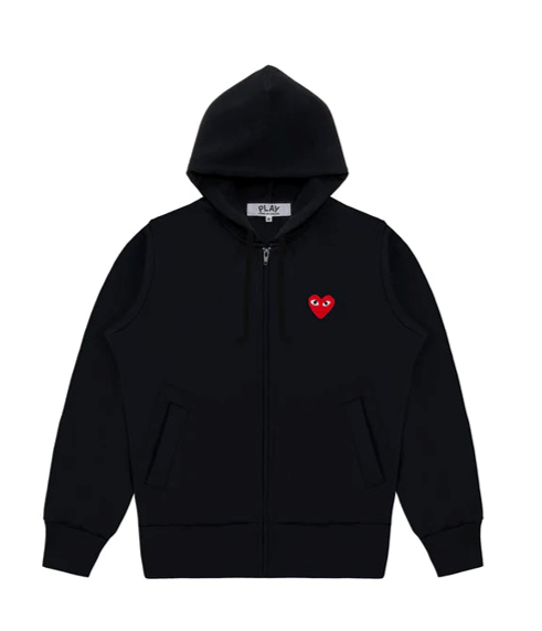 Sweat Zippé Comme Des Garçons® Coeur Rouge