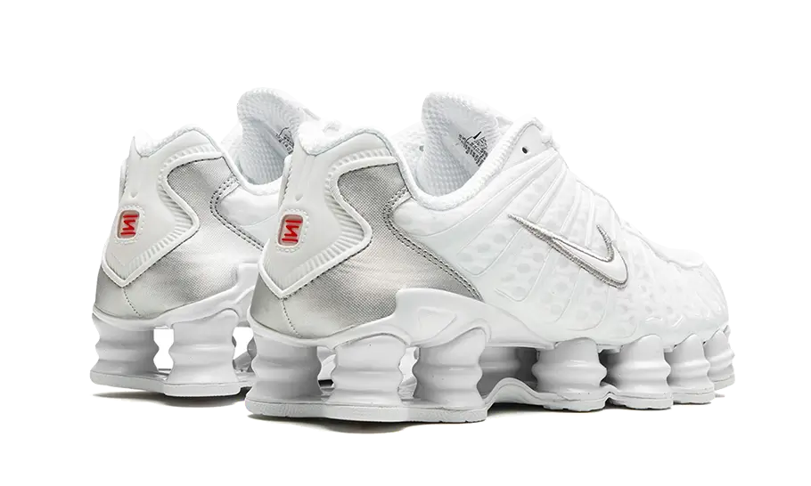 Nike® Shox Tl White Metallic Silver Max Orange