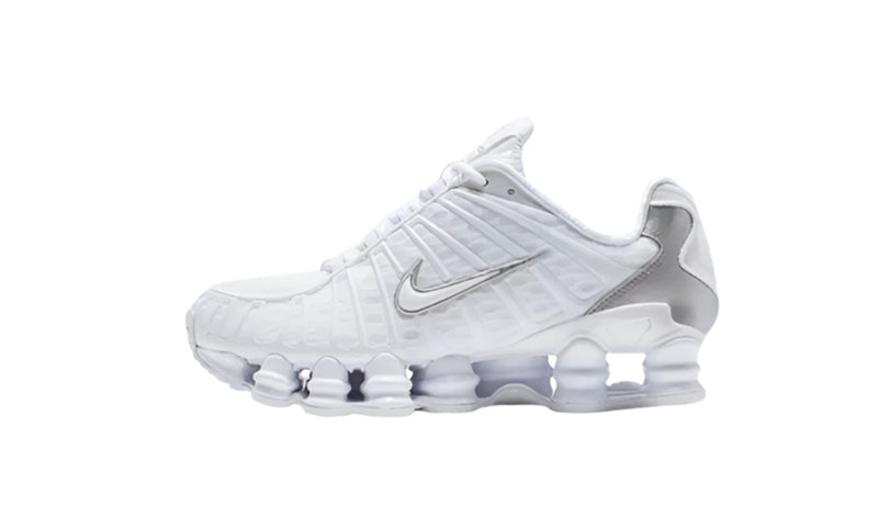 Nike® Shox Tl White Metallic Silver Orange